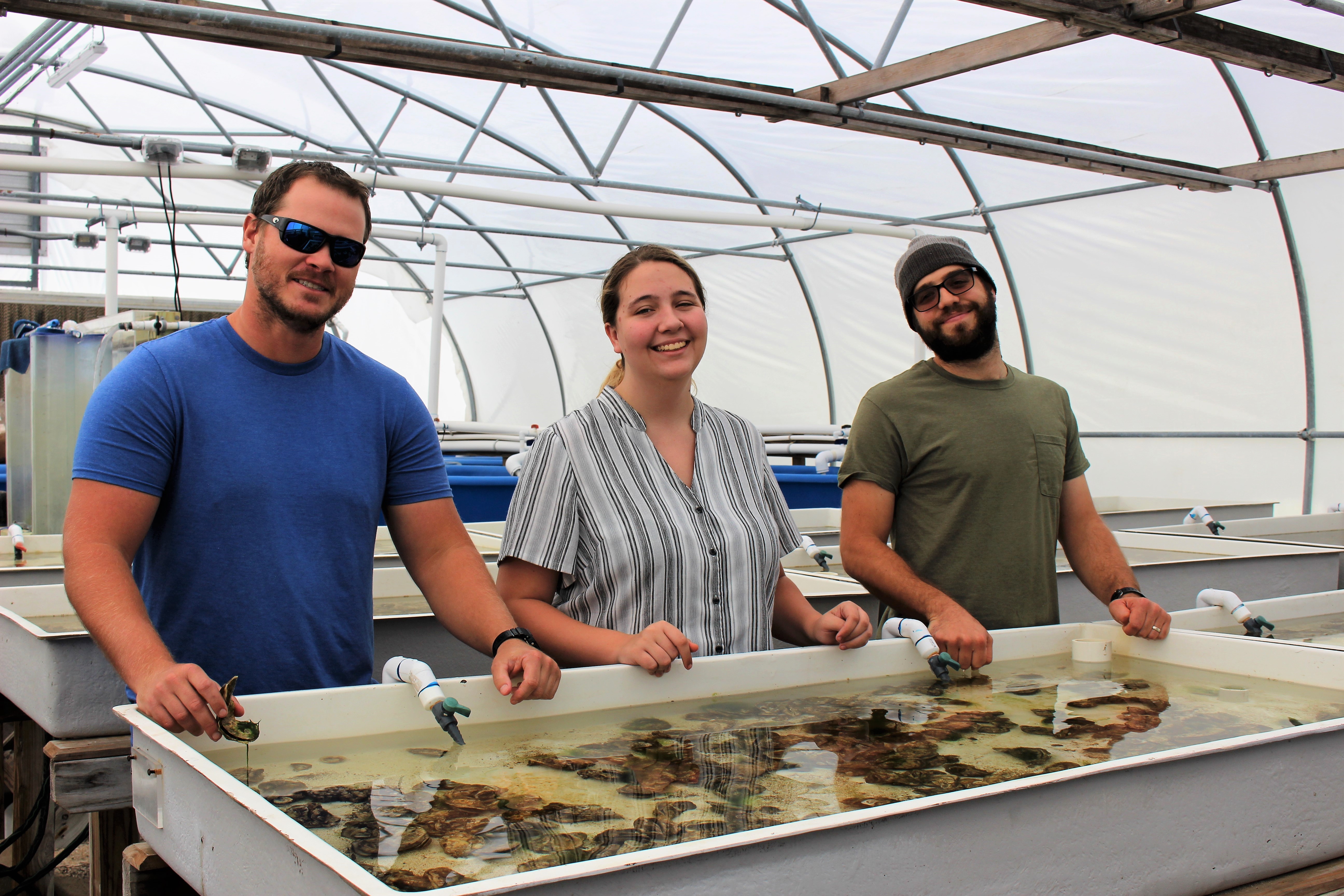 Cullen, HS Intern Laura, Chris 2019