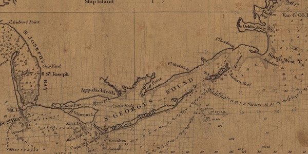 Historic Apalachicola Map 900 X 450
