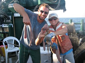 Dr. Coleman with one of her graduate students, Chris Malinowski