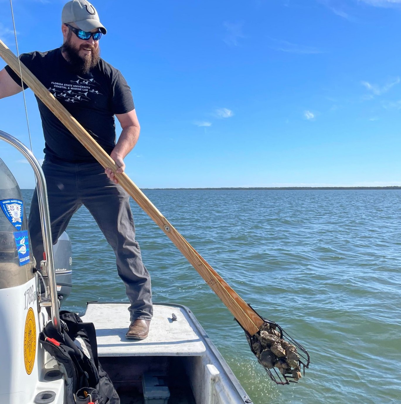 Barry Tonging At The Miles Crop