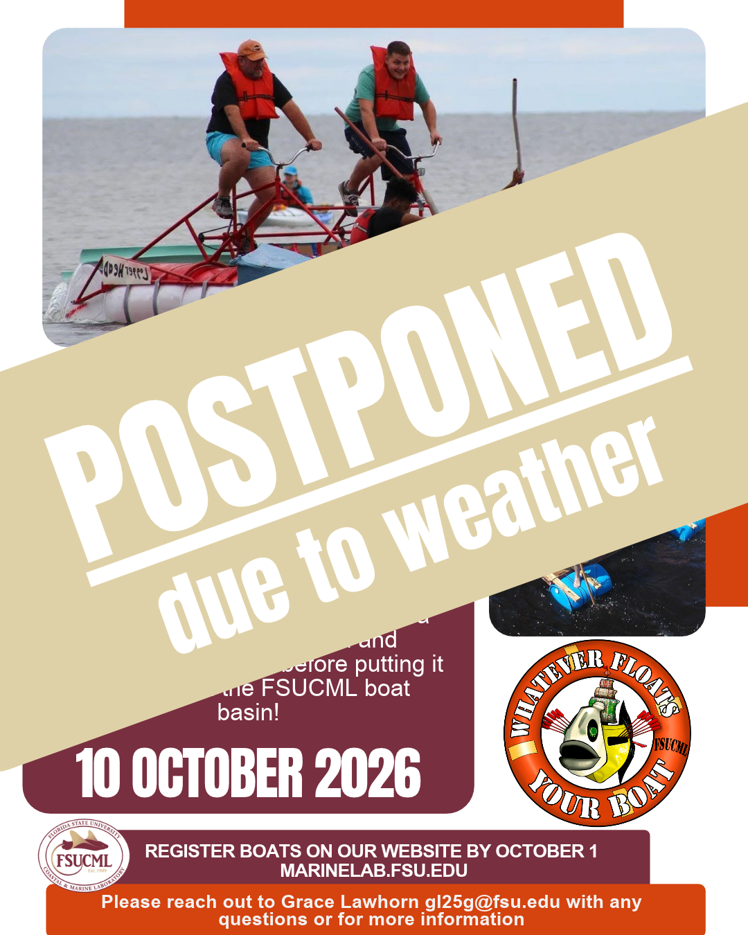 WFYB Postponed Social Announcement